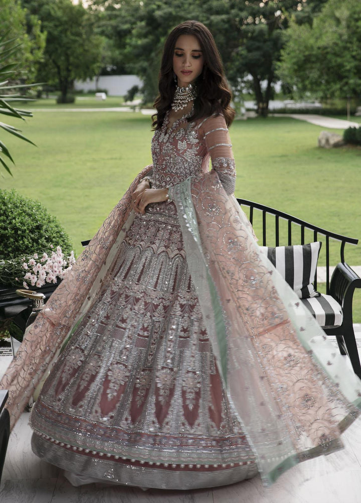Surmaya By Avyana Embroidered Net Suits Unstitched 4 Piece AV23S AS-05 Shena - Wedding Collection