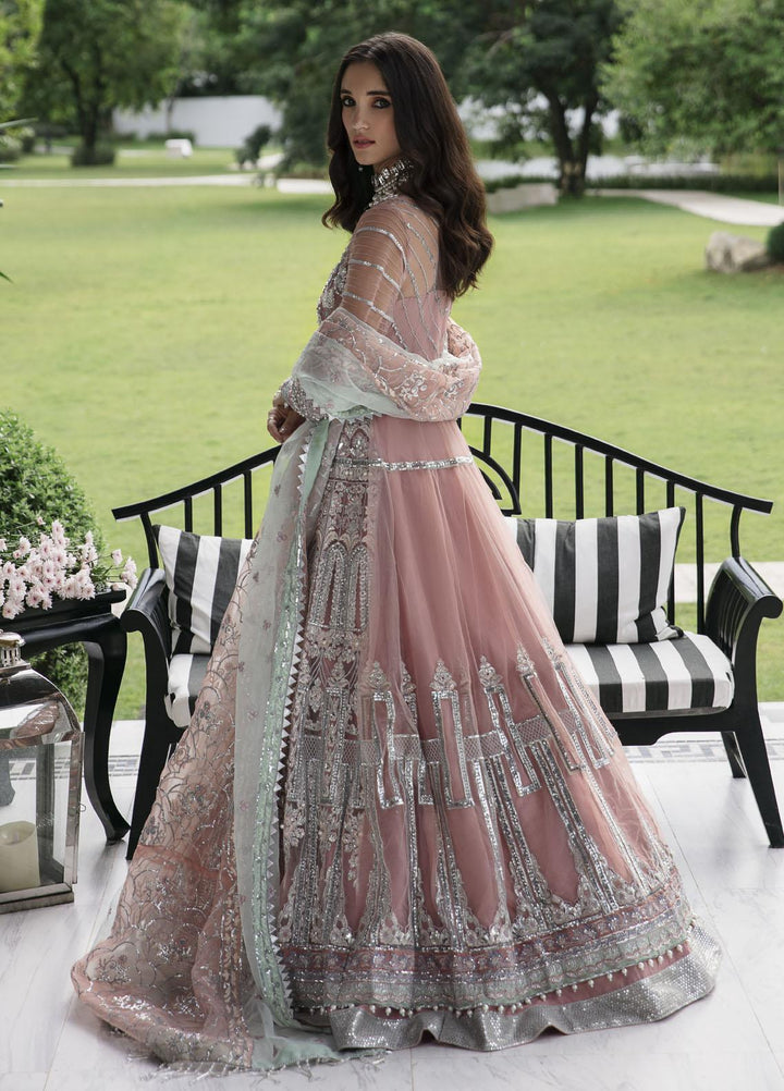 Surmaya By Avyana Embroidered Net Suits Unstitched 4 Piece AV23S AS-05 Shena - Wedding Collection