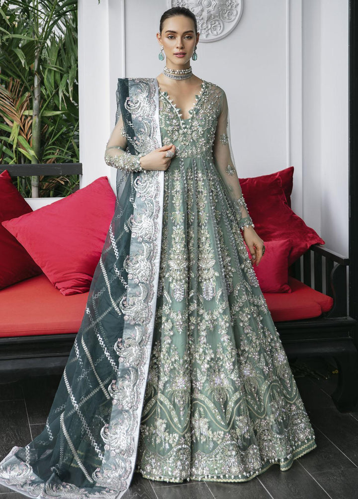 Surmaya By Avyana Embroidered Net Suits Unstitched 4 Piece AV23S AS-06 Izel - Wedding Collection