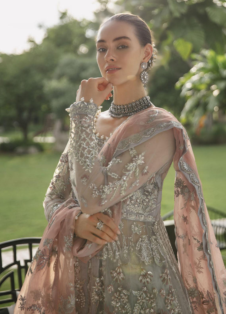 Surmaya By Avyana Embroidered Net Suits Unstitched 4 Piece AV23S AS-08 Zira - Wedding Collection