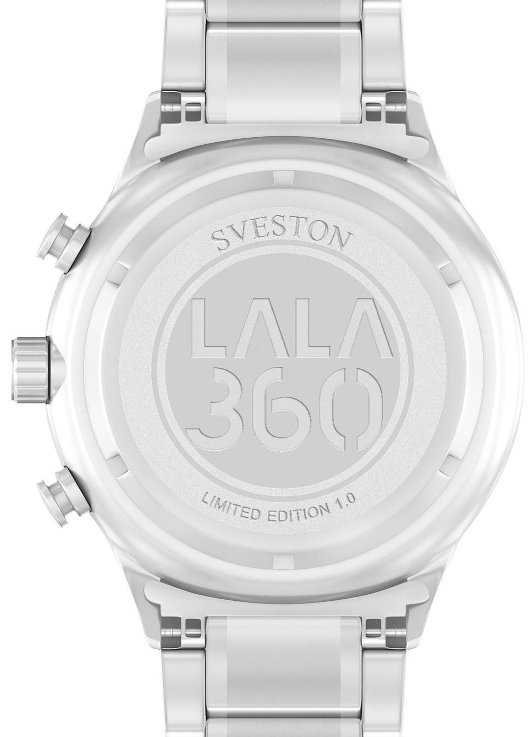 Sveston Refined   Watch SVT22W Sveston Lala 360 (Stainless Steel) Black - Prestigious Mens Watches