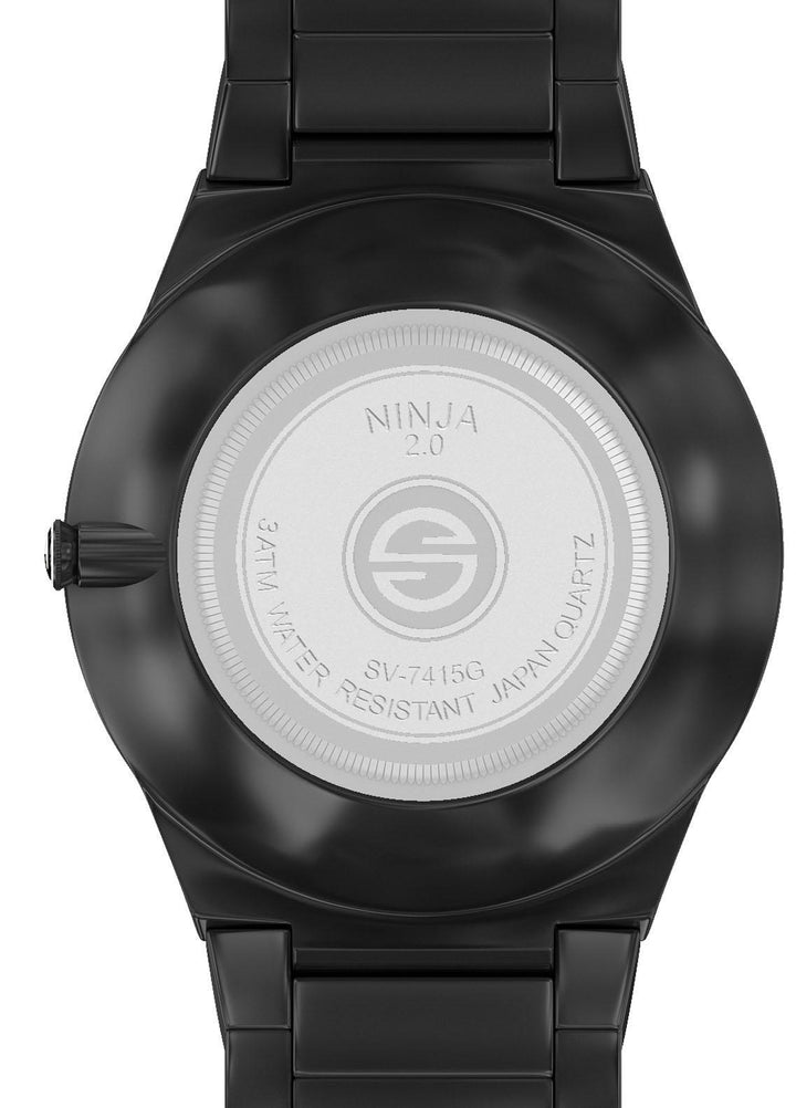 Sveston Refined   Watch SVT22W SVESTON NINJA SV-7415 Black Round - Prestigious Mens Watches