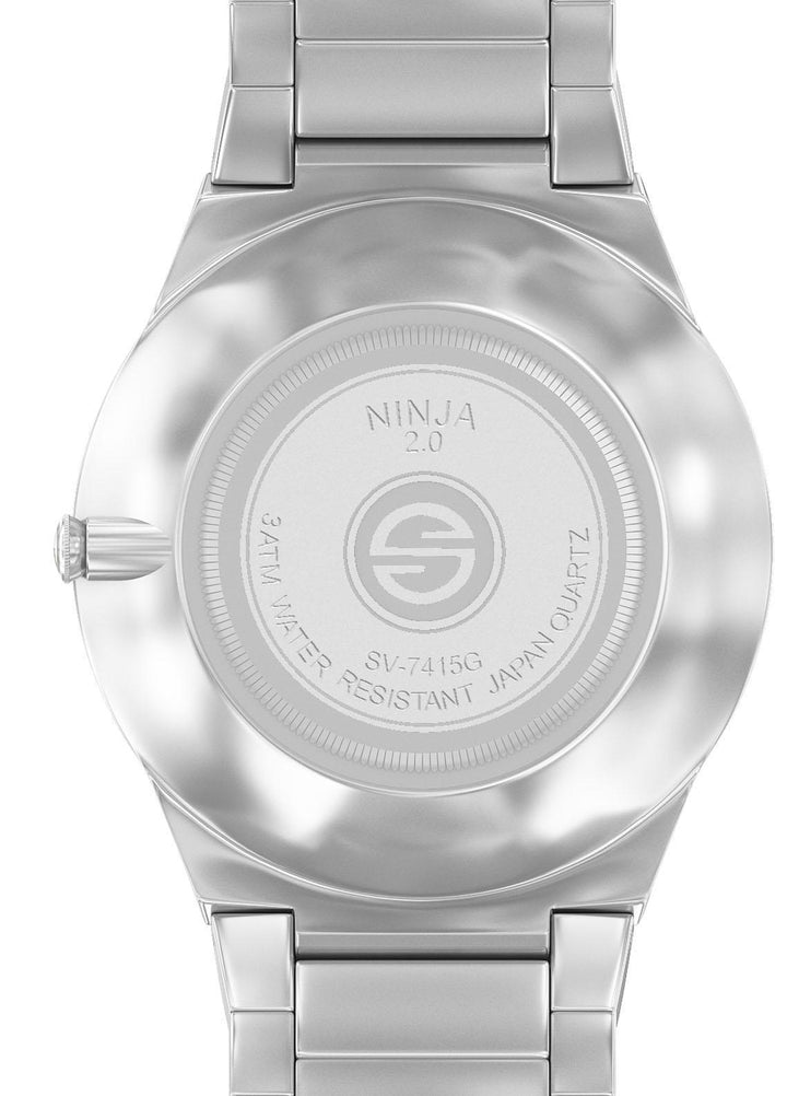 Sveston Refined   Watch SVT22W SVESTON NINJA SV-7415 Silver Round - Prestigious Mens Watches