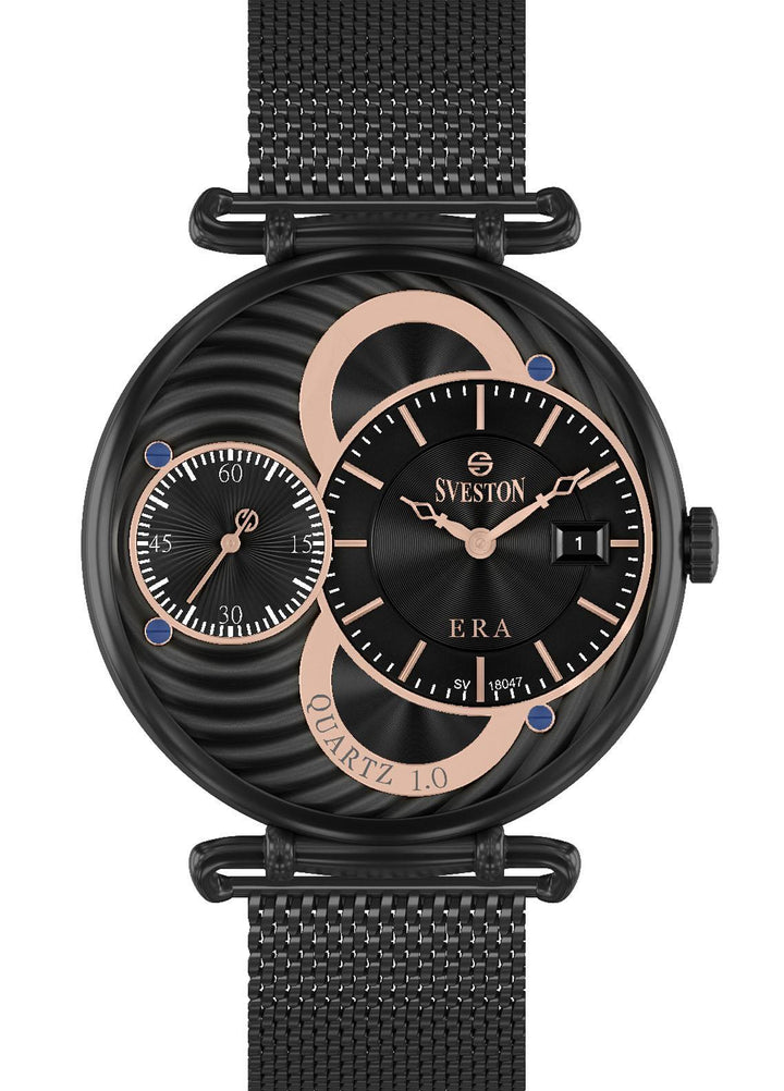 Sveston Refined   Watch SVT22W Sveston Tashi SV-18047 Black - Prestigious Mens Watches