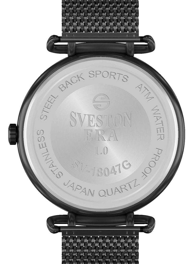 Sveston Refined   Watch SVT22W Sveston Tashi SV-18047 Black - Prestigious Mens Watches
