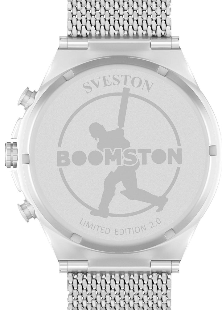 Sveston Refined   Watch SVT22W Sveston Boomston (Mesh Band) GREY - Prestigious Mens Watches
