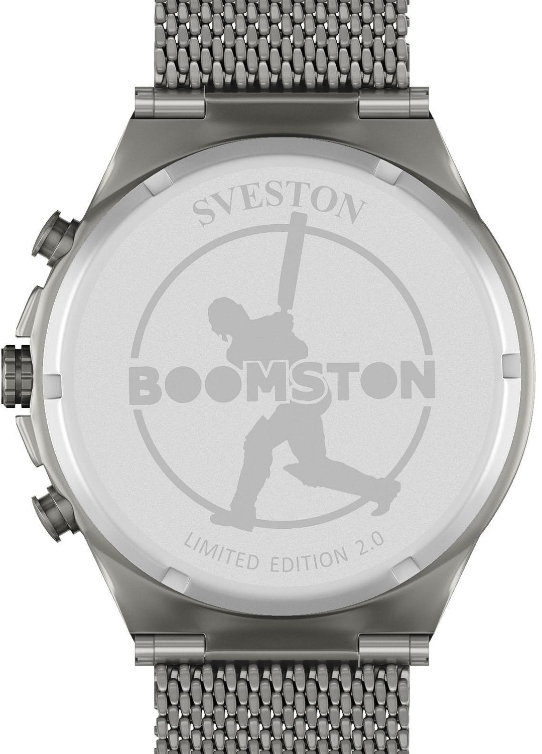 Sveston Refined   Watch SVT22W Sveston Boomston (Mesh Band) SILVER WHITE - Prestigious Mens Watches
