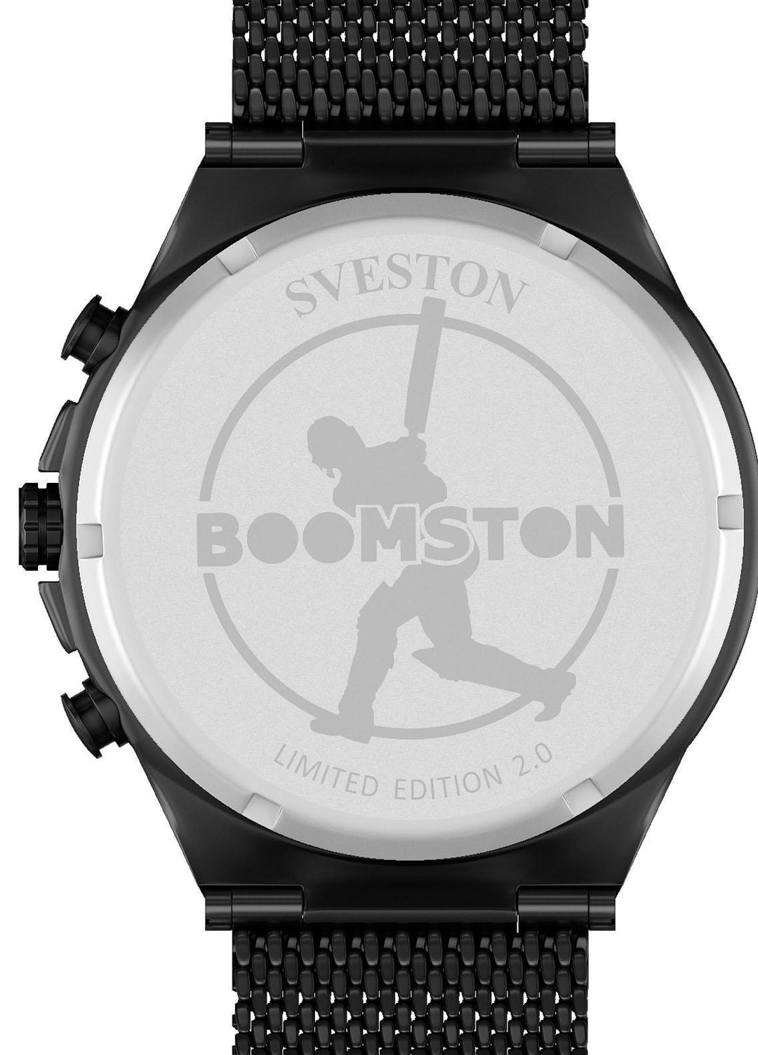 Sveston Refined   Watch SVT22W Sveston Boomston (Mesh Band) SILVER NAVY - Prestigious Mens Watches