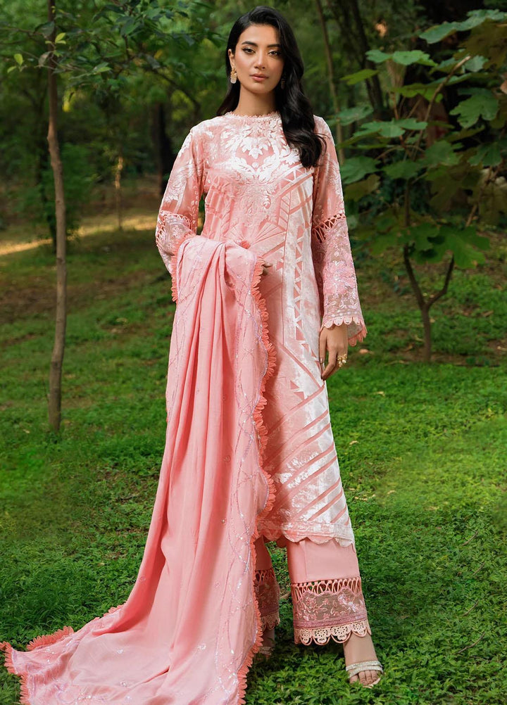 Sable Vogue Embroidered Velvet Suits Unstitched 3 Piece SV23WU SWC-01-23 - Winter Collection