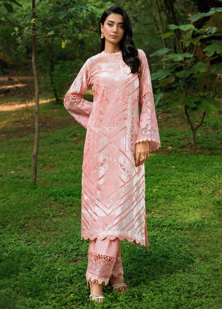 Sable Vogue Embroidered Velvet Suits Unstitched 3 Piece SV23WU SWC-01-23 - Winter Collection