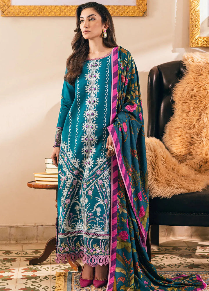 Symphony by Mushq Embroidered Karandi Suits Unstitched 3 Piece MQ24SP MW-KRN-06 Spiced Maple - Winter Collection