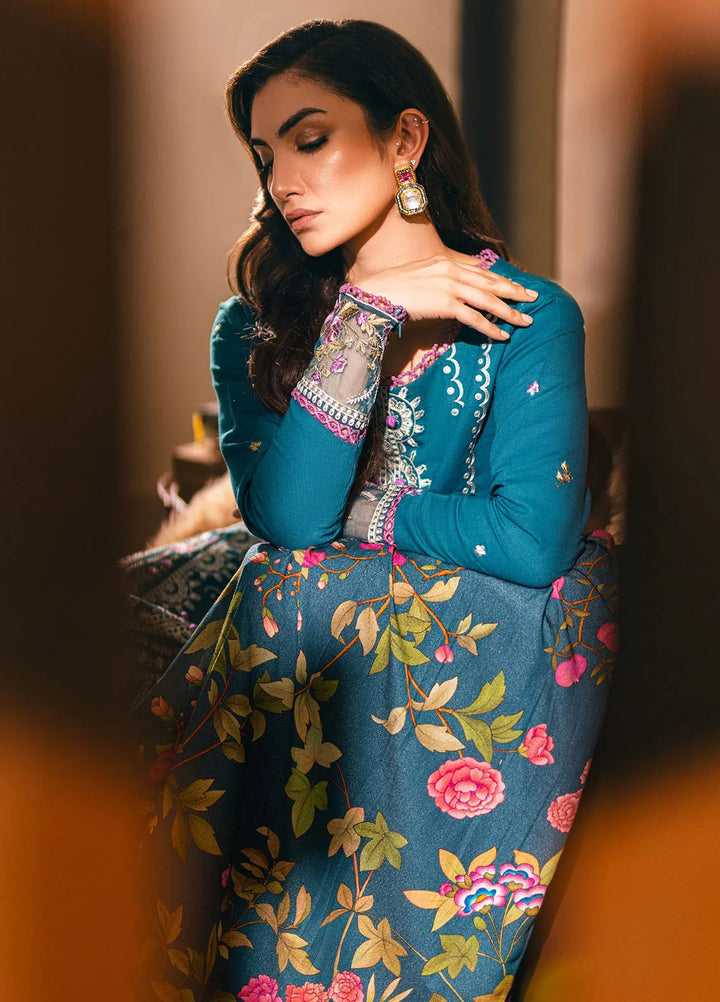 Symphony by Mushq Embroidered Karandi Suits Unstitched 3 Piece MQ24SP MW-KRN-06 Spiced Maple - Winter Collection