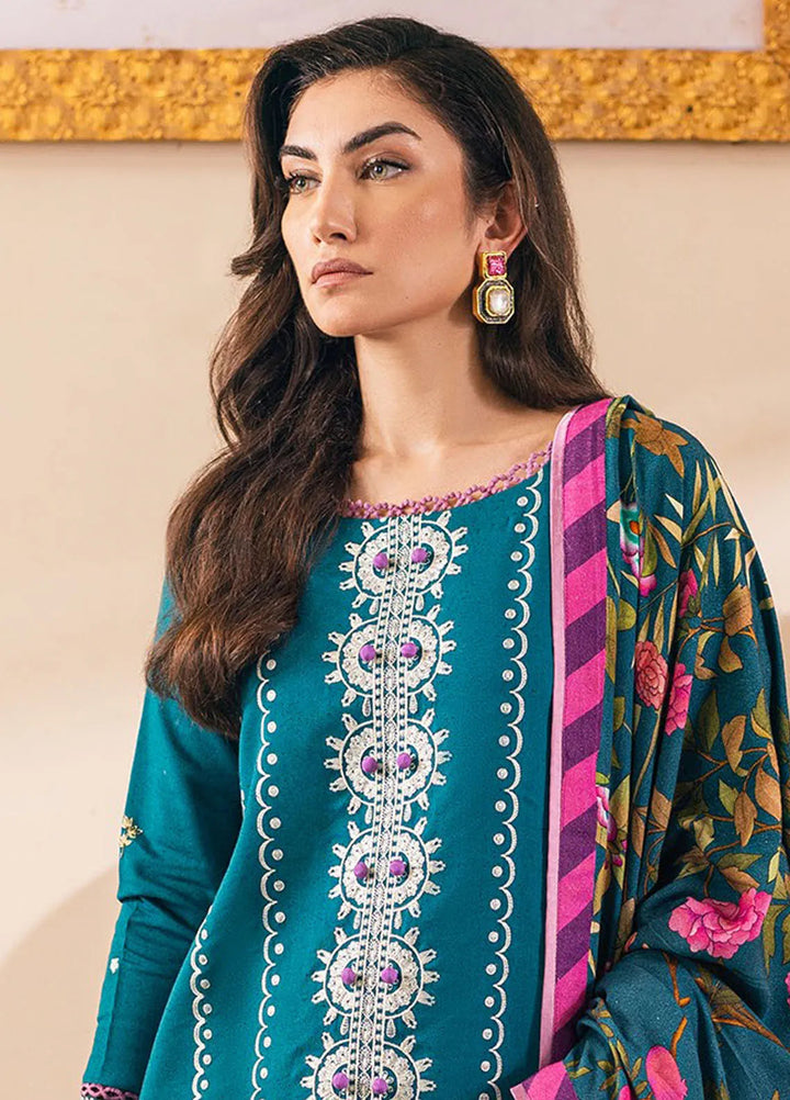 Symphony by Mushq Embroidered Karandi Suits Unstitched 3 Piece MQ24SP MW-KRN-06 Spiced Maple - Winter Collection