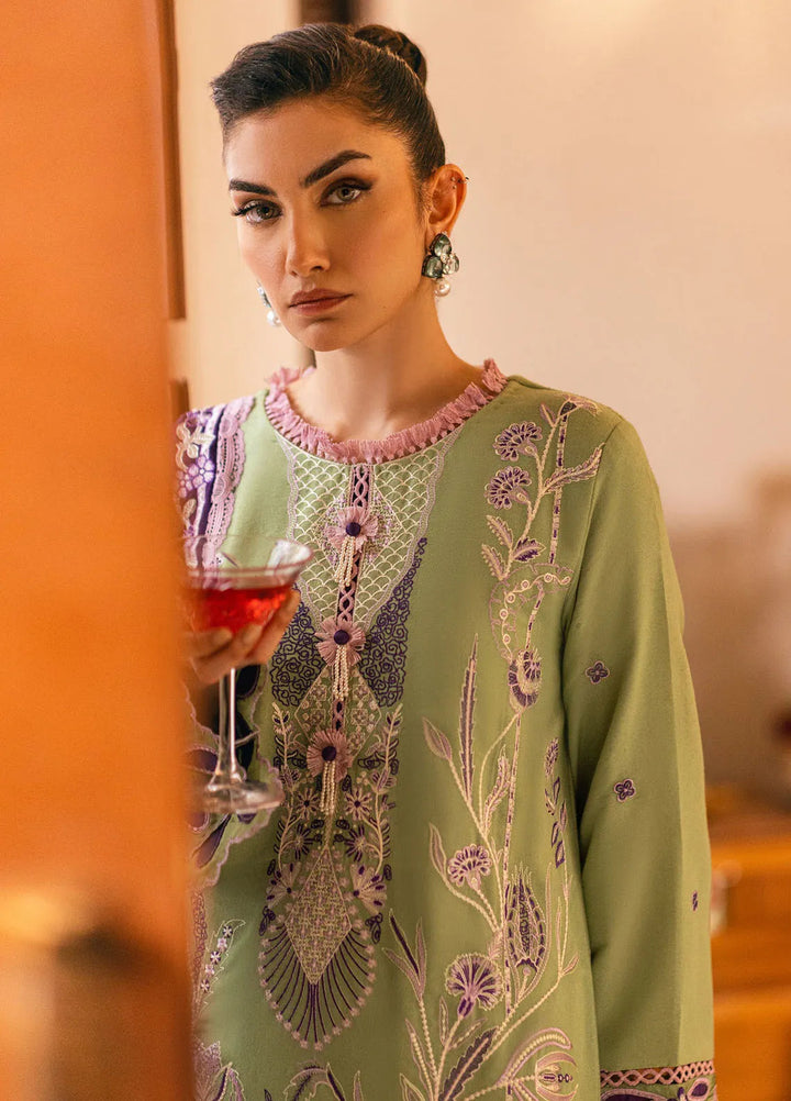 Symphony by Mushq Embroidered Karandi Suits Unstitched 3 Piece MQ24SP MW-KRN-07 Sparkling Noir - Winter Collection