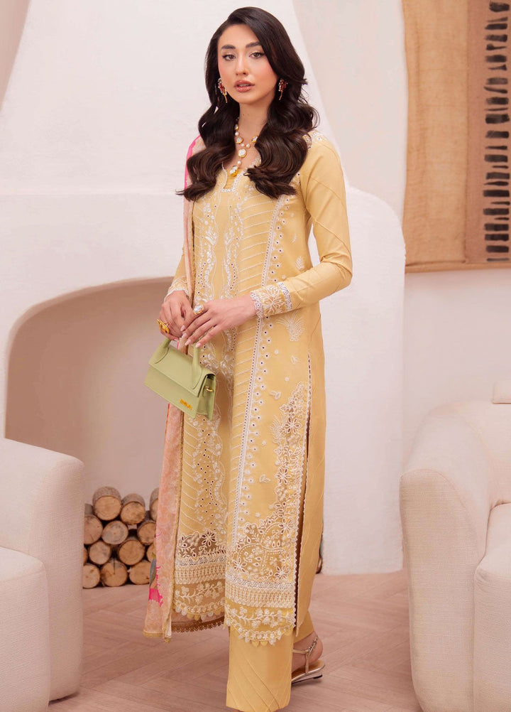 Symphony by Neeshay Embroidered Lawn Suits Unstitched 3 Piece NSH25SLL Dune - Summer Collection