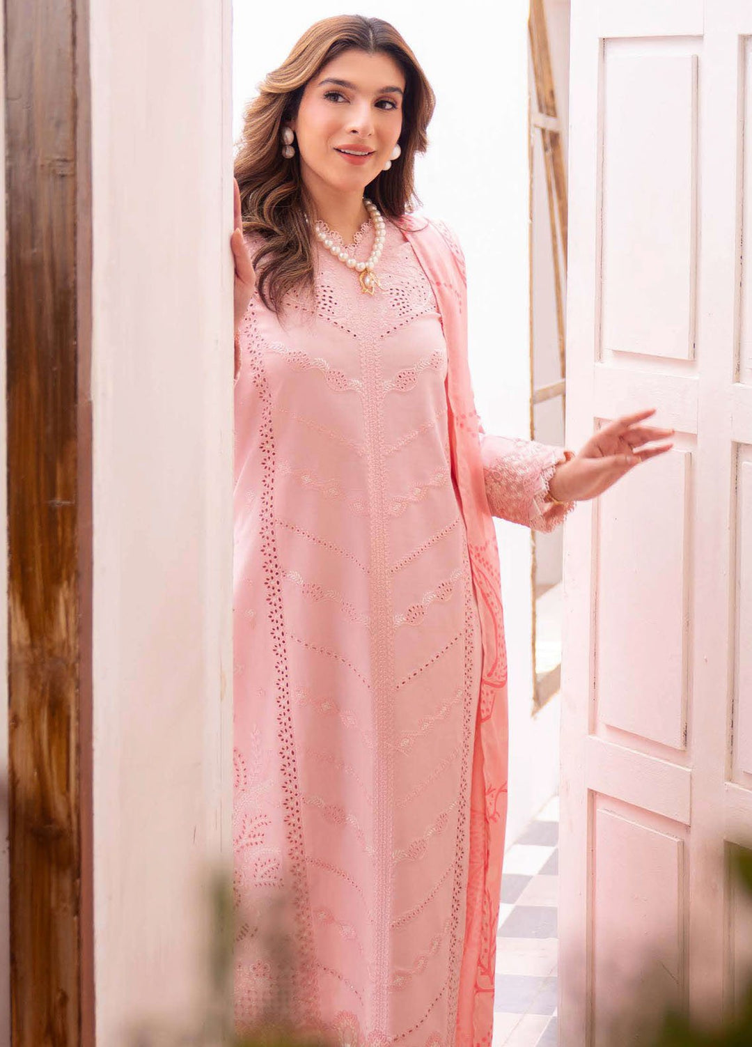 Symphony by Neeshay Embroidered Lawn Suits Unstitched 3 Piece NSH25SLL Glint - Summer Collection