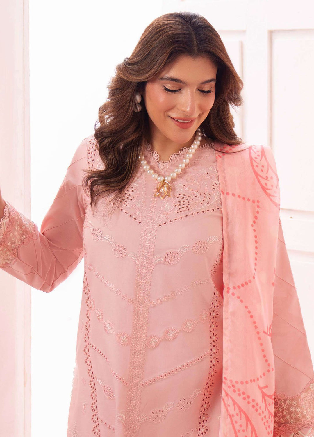 Symphony by Neeshay Embroidered Lawn Suits Unstitched 3 Piece NSH25SLL Glint - Summer Collection