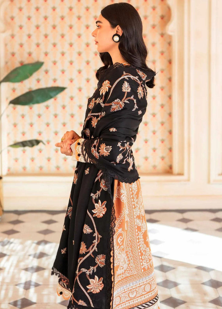 Taabeer By Seran Embroidered Karandi Suits Unstitched 3 Piece SRN23T Qurbat - Luxury Collection