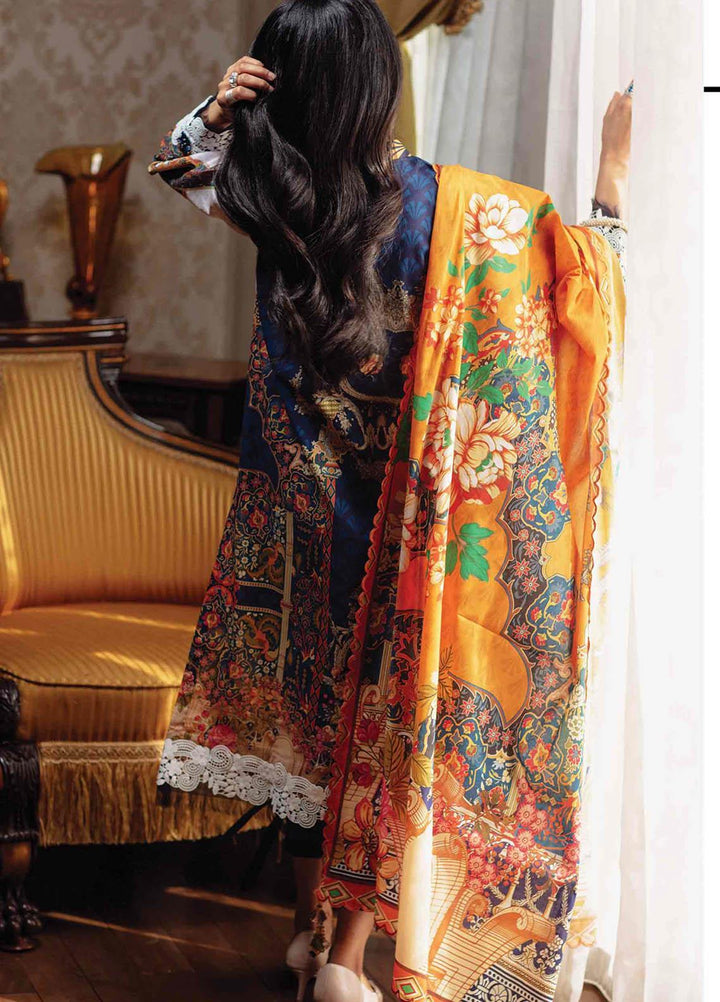 Taabir By Afsaneh Printed Lawn Suits Unstitched 2 Piece AFH21T Gulab A - Summer Collection