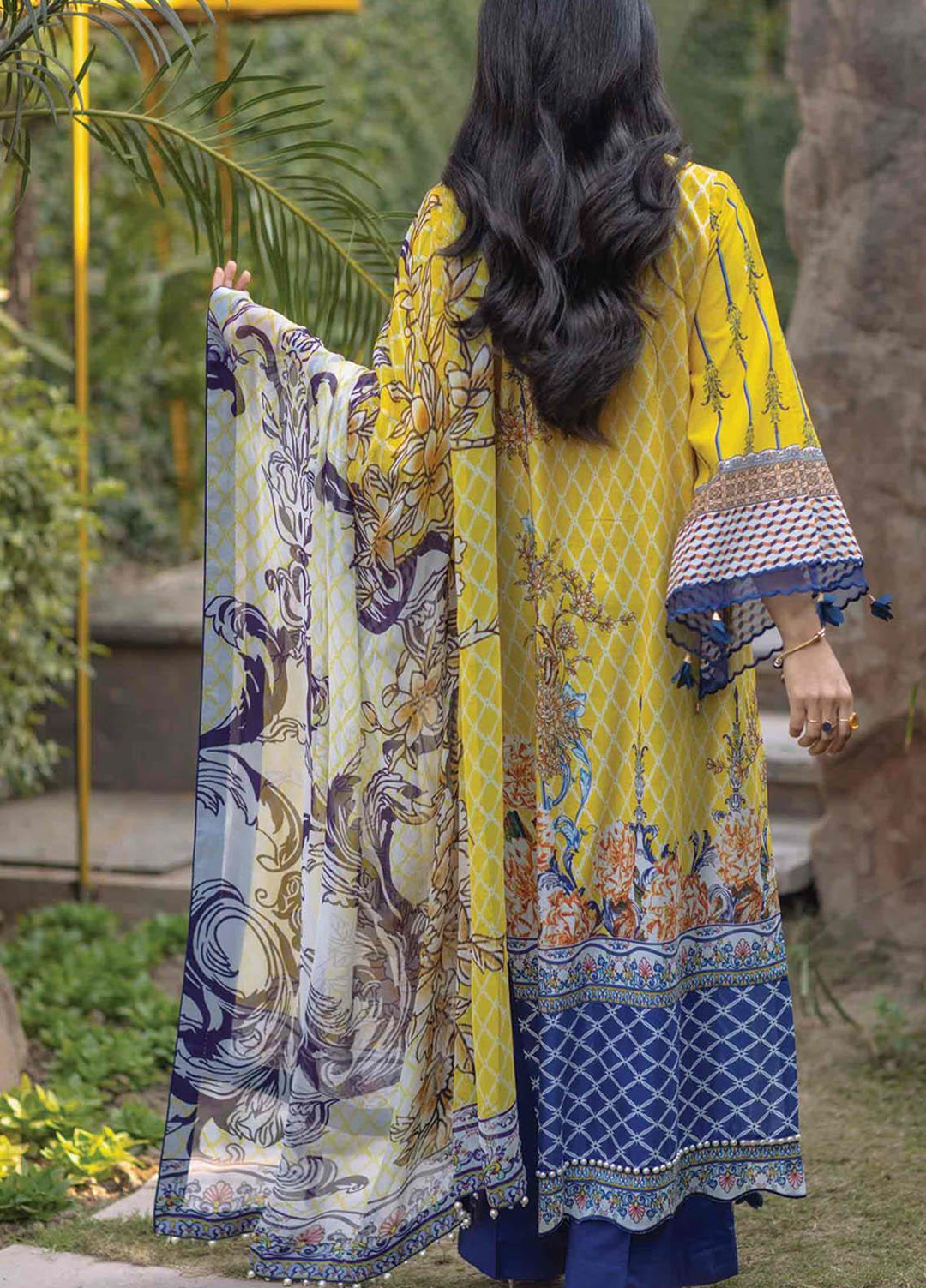 Taabir By Afsaneh Printed Lawn Suits Unstitched 2 Piece AFH21T Talia A - Summer Collection