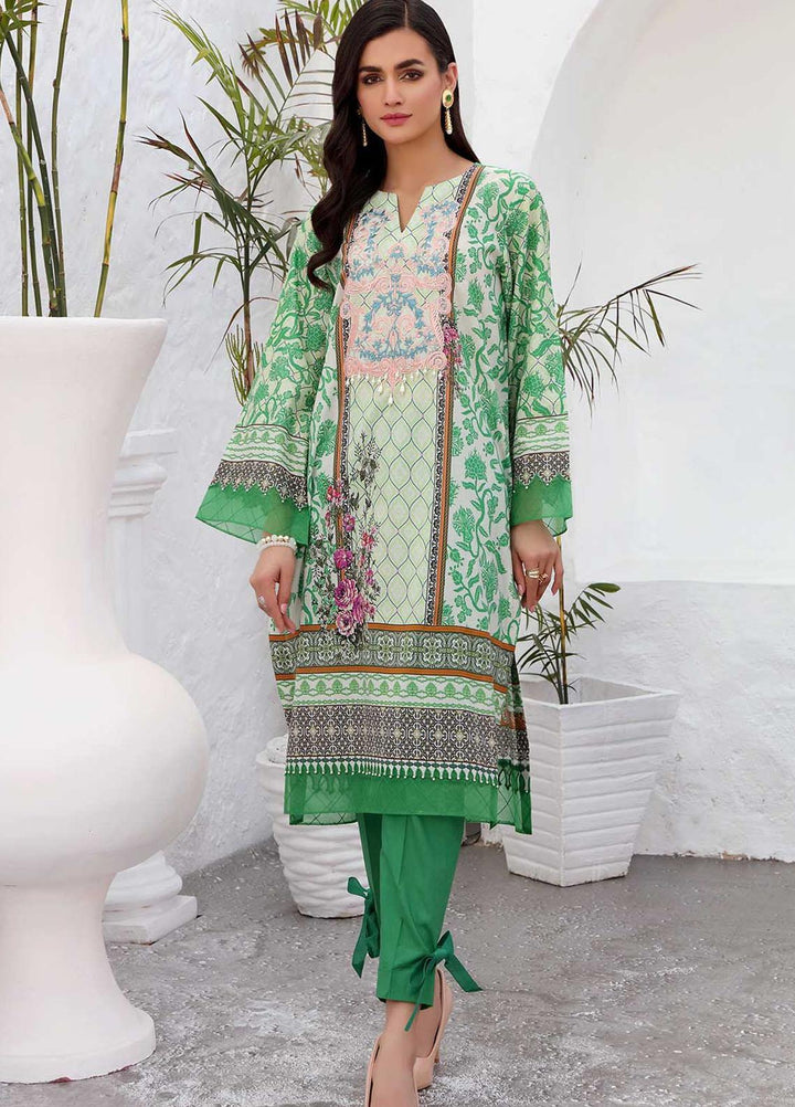 Taabir By Afsaneh Embroidered Lawn Suits Unstitched 2 Piece AFH21T-2 03 Ayden-A - Summer Collection