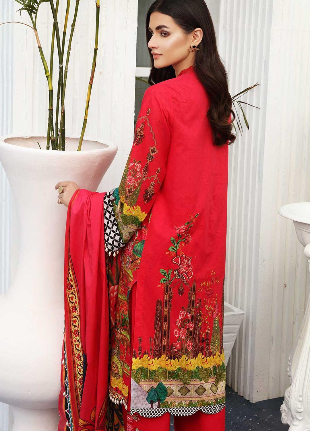 Taabir By Afsaneh Embroidered Lawn Suits Unstitched 2 Piece AFH21T-2 05 Kayan-A - Summer Collection