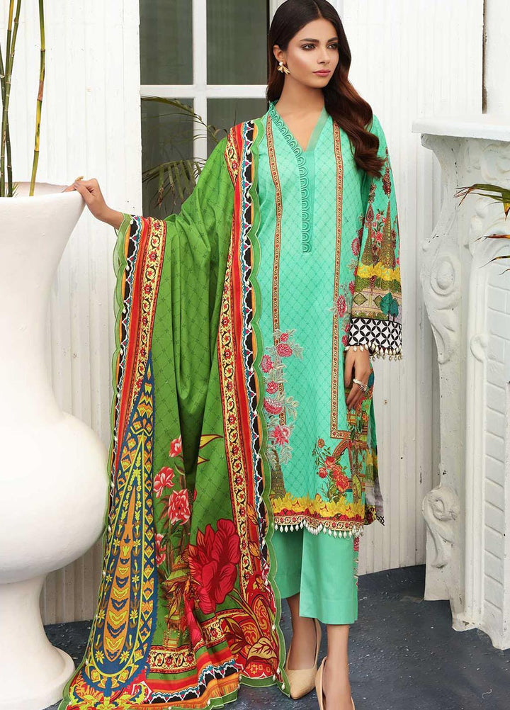 Taabir By Afsaneh Embroidered Lawn Suits Unstitched 2 Piece AFH21T-2 06 Kayan-B - Summer Collection
