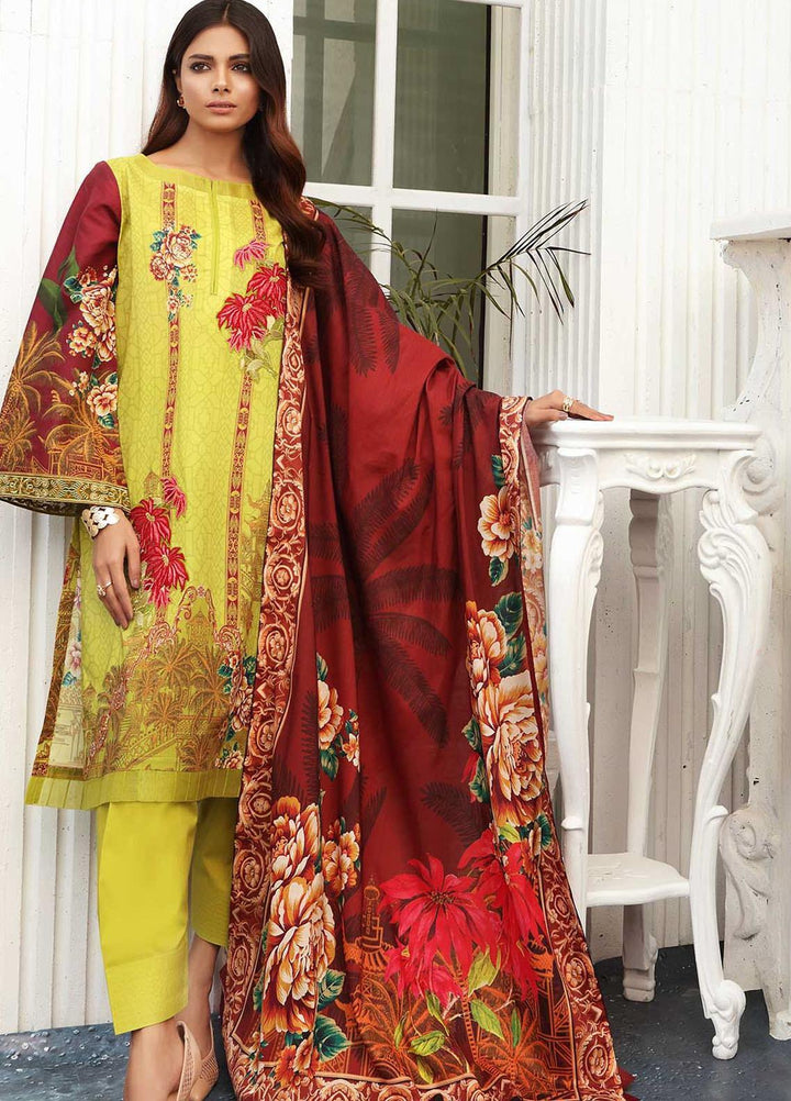 Taabir By Afsaneh Embroidered Lawn Suits Unstitched 2 Piece AFH21T-2 07 Effat-A - Summer Collection