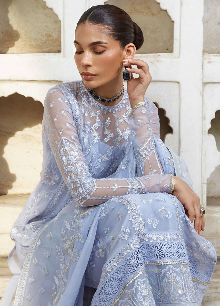 Taaruf By Seran Embroidered Chiffon Suits Unstitched 4 Piece SRN23TF D-07 Fareeda - Luxury Formal Collection