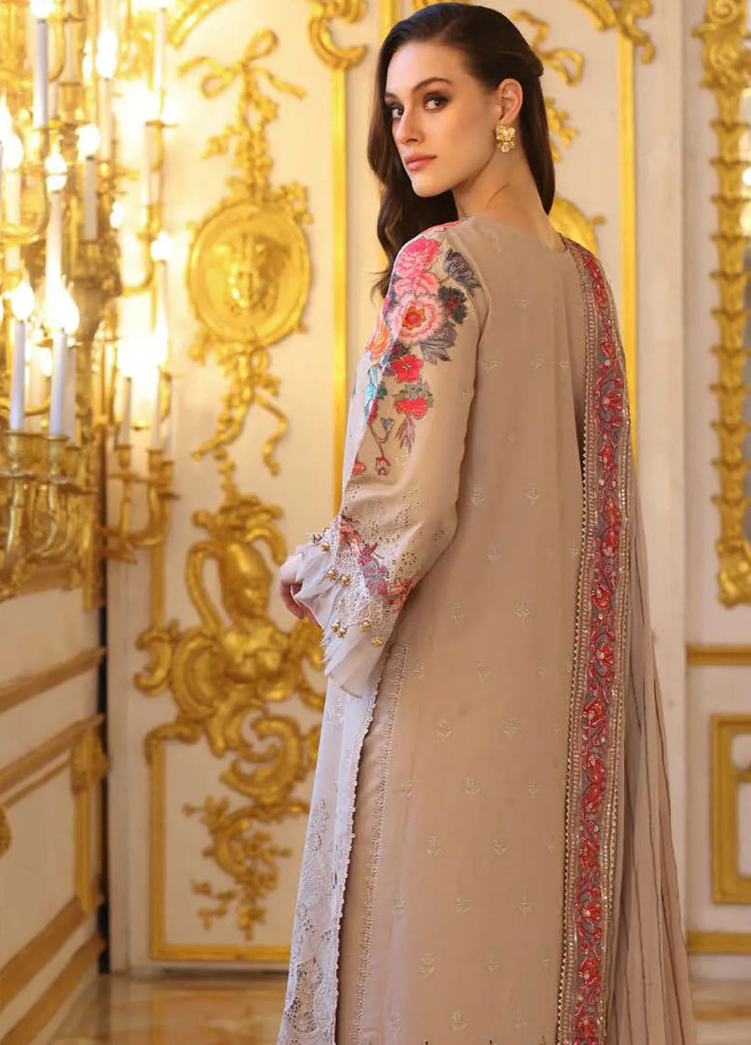 Tabeer by Charizma Embroidered Lawn Suit Unstitched 3 Piece CR25T CT5-01 - Summer Collection