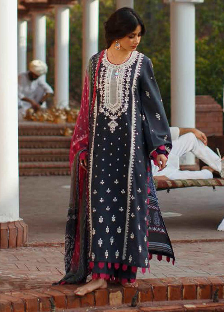 Tabeer by Cross Stitch Embroidered Lawn Suits Unstitched 3 Piece CS21T 05-GRANTE GROOVE - Summer Collection
