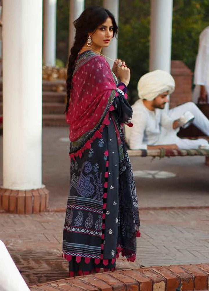 Tabeer by Cross Stitch Embroidered Lawn Suits Unstitched 3 Piece CS21T 05-GRANTE GROOVE - Summer Collection