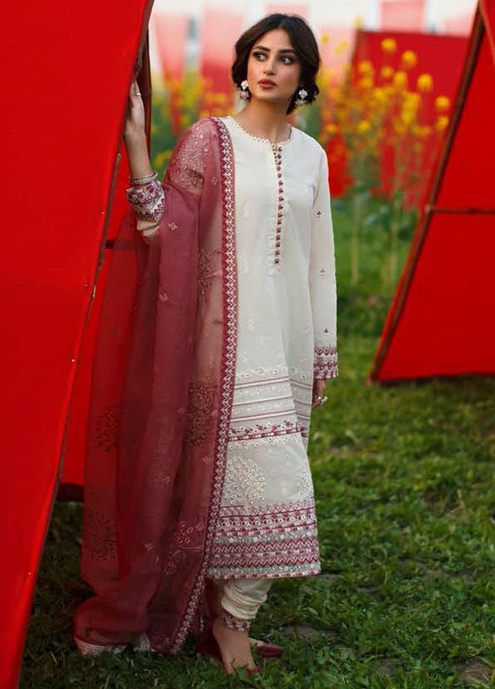 Tabeer by Cross Stitch Embroidered Lawn Suits Unstitched 3 Piece CS21T 07-LILLY FREY - Summer Collection