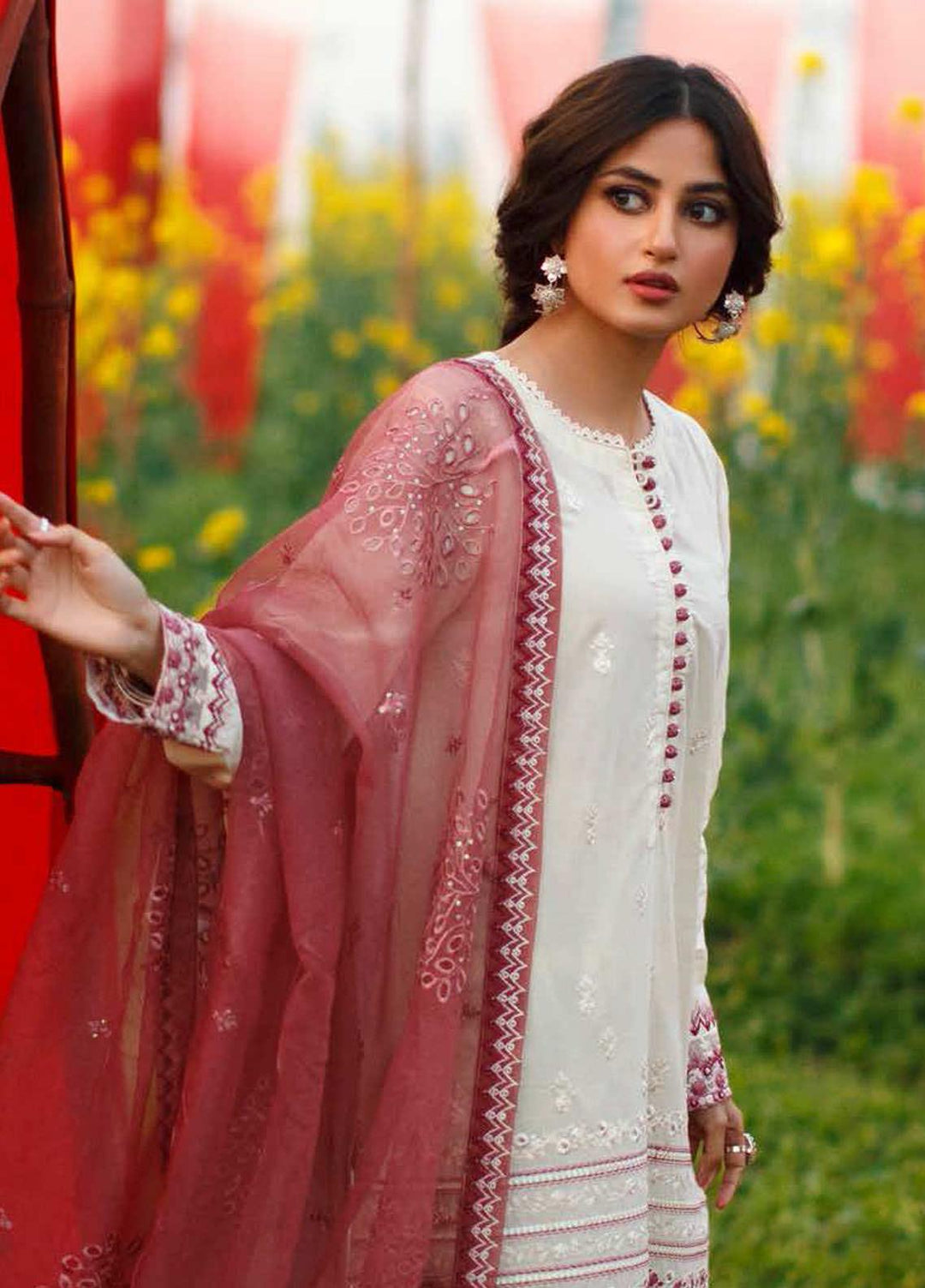 Tabeer by Cross Stitch Embroidered Lawn Suits Unstitched 3 Piece CS21T 07-LILLY FREY - Summer Collection