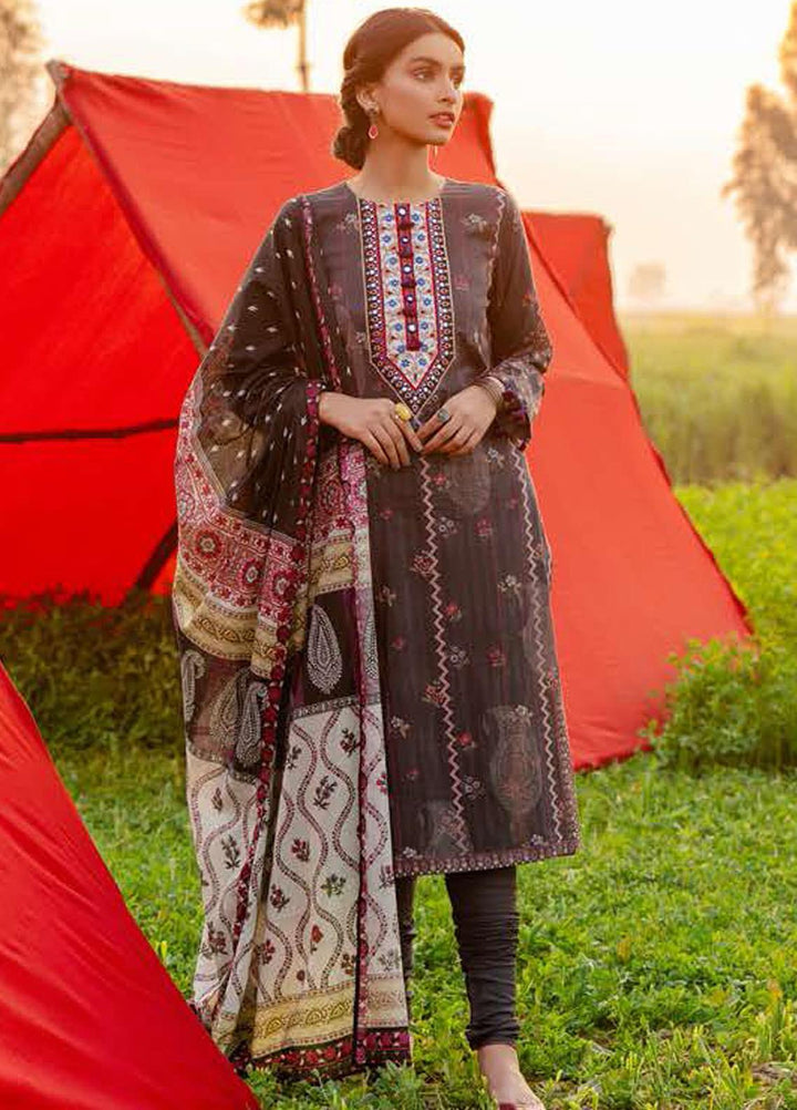 Tabeer by Cross Stitch Embroidered Lawn Suits Unstitched 3 Piece CS21T 14-BLAS RELIEF - Summer Collection