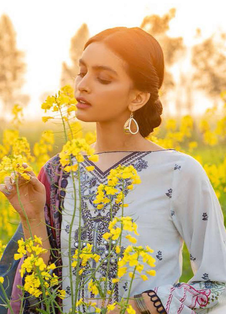 Tabeer by Cross Stitch Embroidered Lawn Suits Unstitched 3 Piece CS21T 18-MYSTIC CORAL - Summer Collection