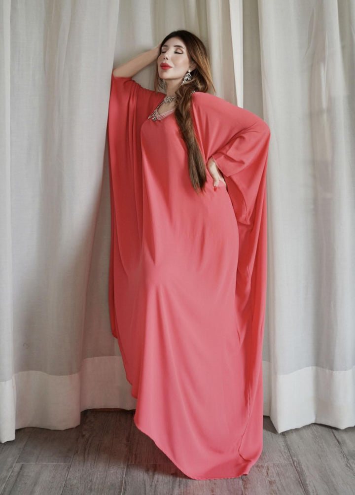 Manaal Arfeen Pret Eastern Georgette 2 Piece Suit MNL23T Peach Flo