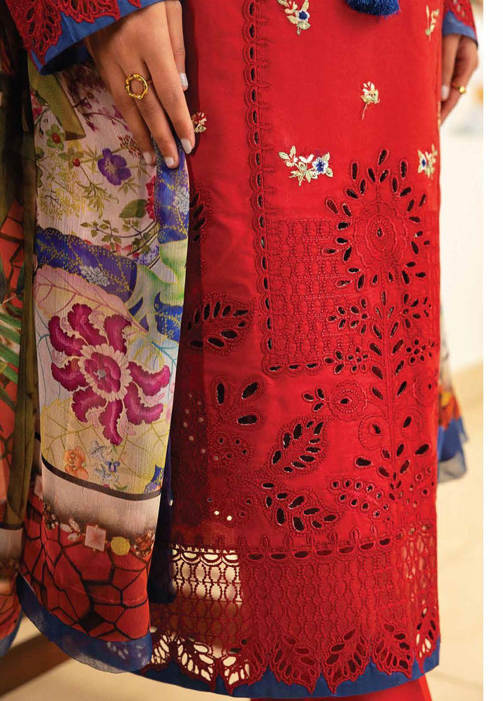Tabeer By Roheenaz Embroidered Lawn Suits Unstitched 3 Piece RNZ23T RNZ23-01-B Shiza - Summer Collection