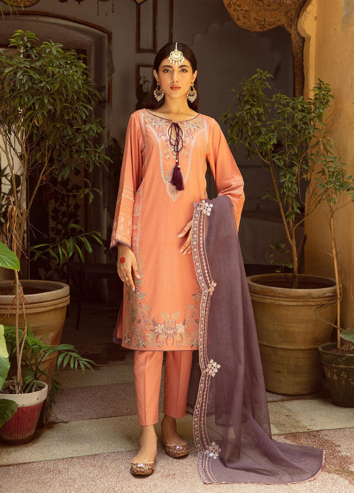 Shanyera Ready to Wear Embroidered Lawn 3 Piece Suit SHN22TB C2 - Maahru