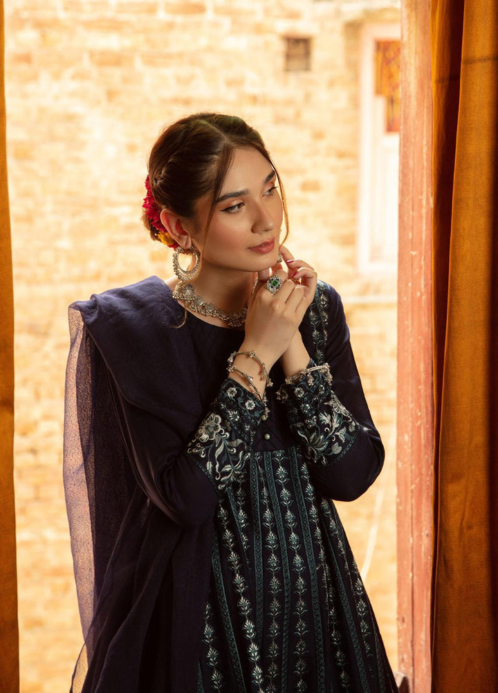 Shanyera Ready to Wear Embroidered Lawn 3 Piece Suit SHN22TB C5 - Neelam