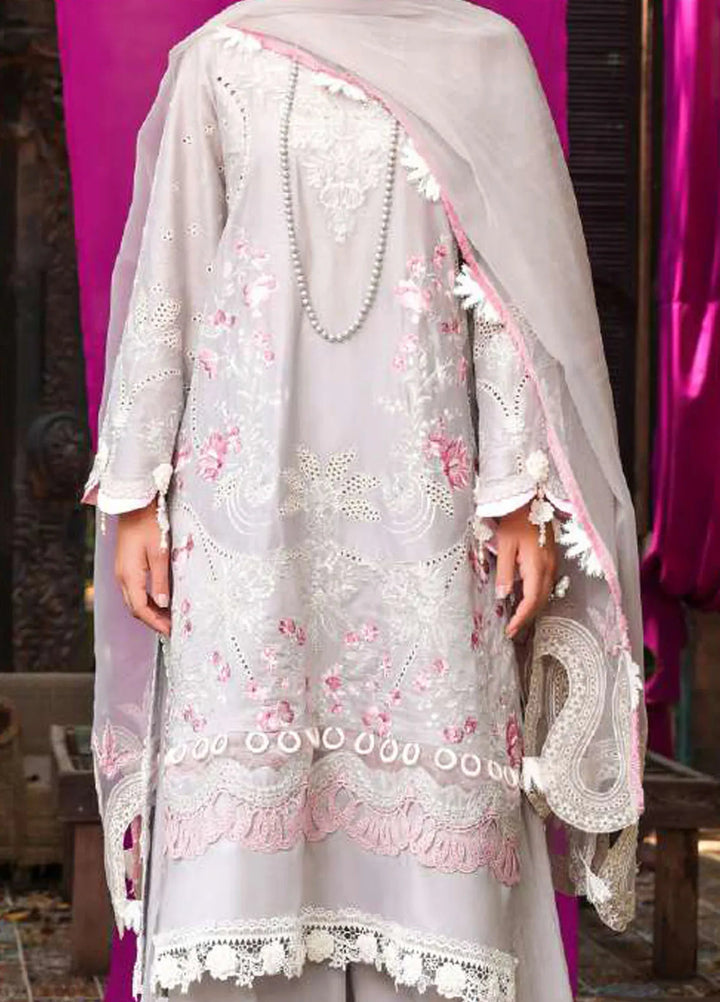 Tabeer Embroidered Lawn Suit Unstitched 3 Piece TBR24L D-09 - Summer Collection