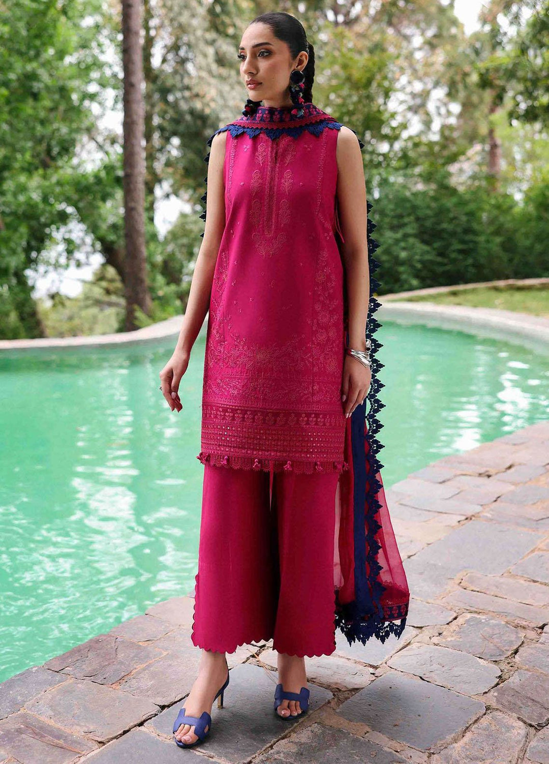 Talia by Republic Womenswear Embroidered Lawn Suits Unstitched 3 Piece RW25TL D-4 B Lysa - Summer Collection