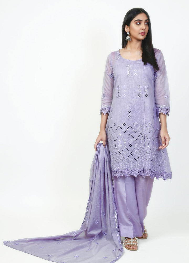 Fashion Porters Luxury Pret Embroidered Cotton Net 4 Piece Dress SUS22-TM4