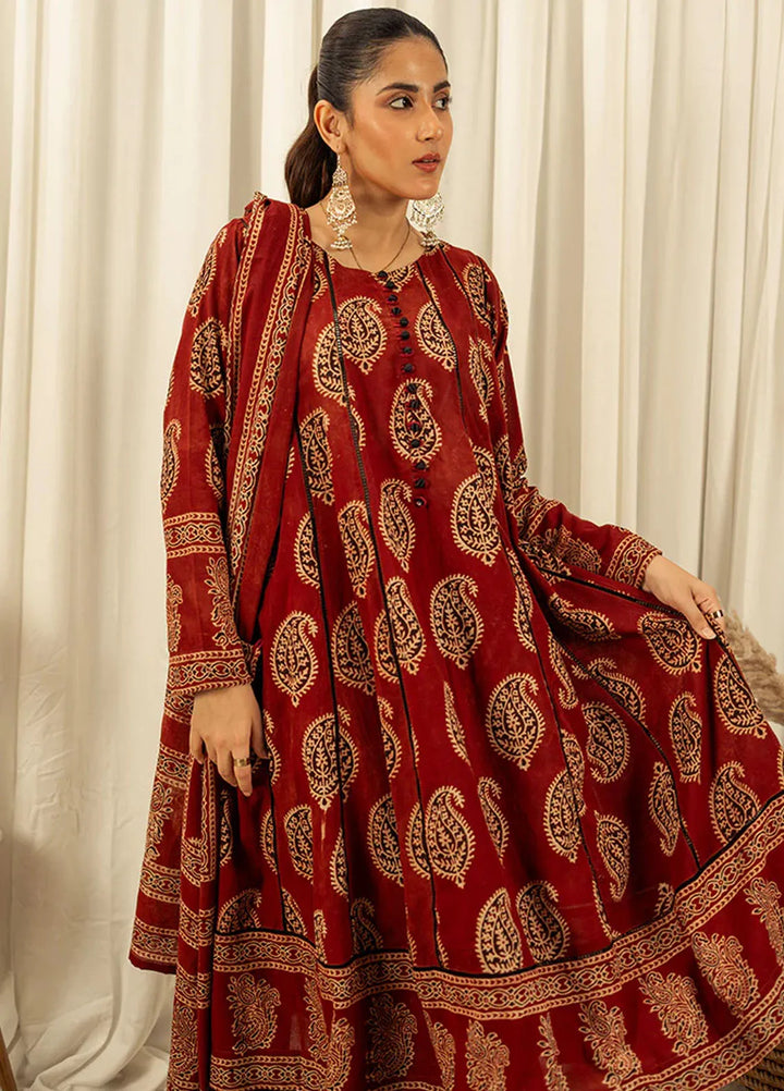 Tassels Pret Embroidered Cotton Lawn 3 Piece Suit Qalamkar