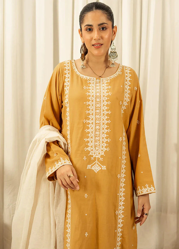 Tassels Pret Embroidered Cotton Yarn 3 Piece Suit Fiona