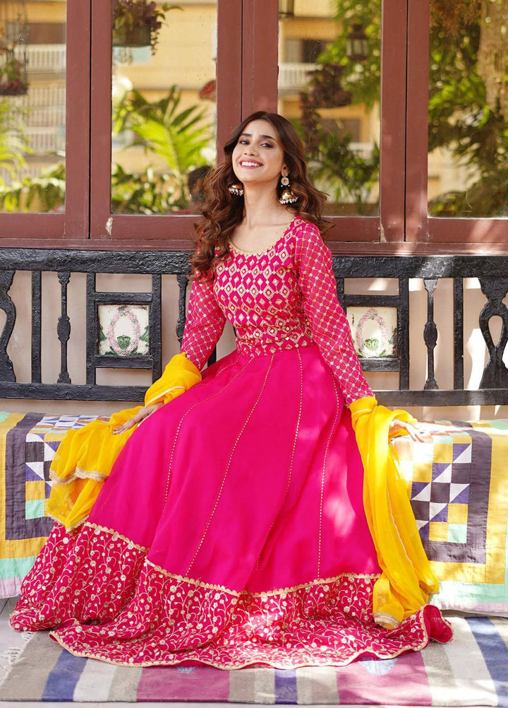 Tassels Luxury Pret  Chiffon 2 Piece Gauhar