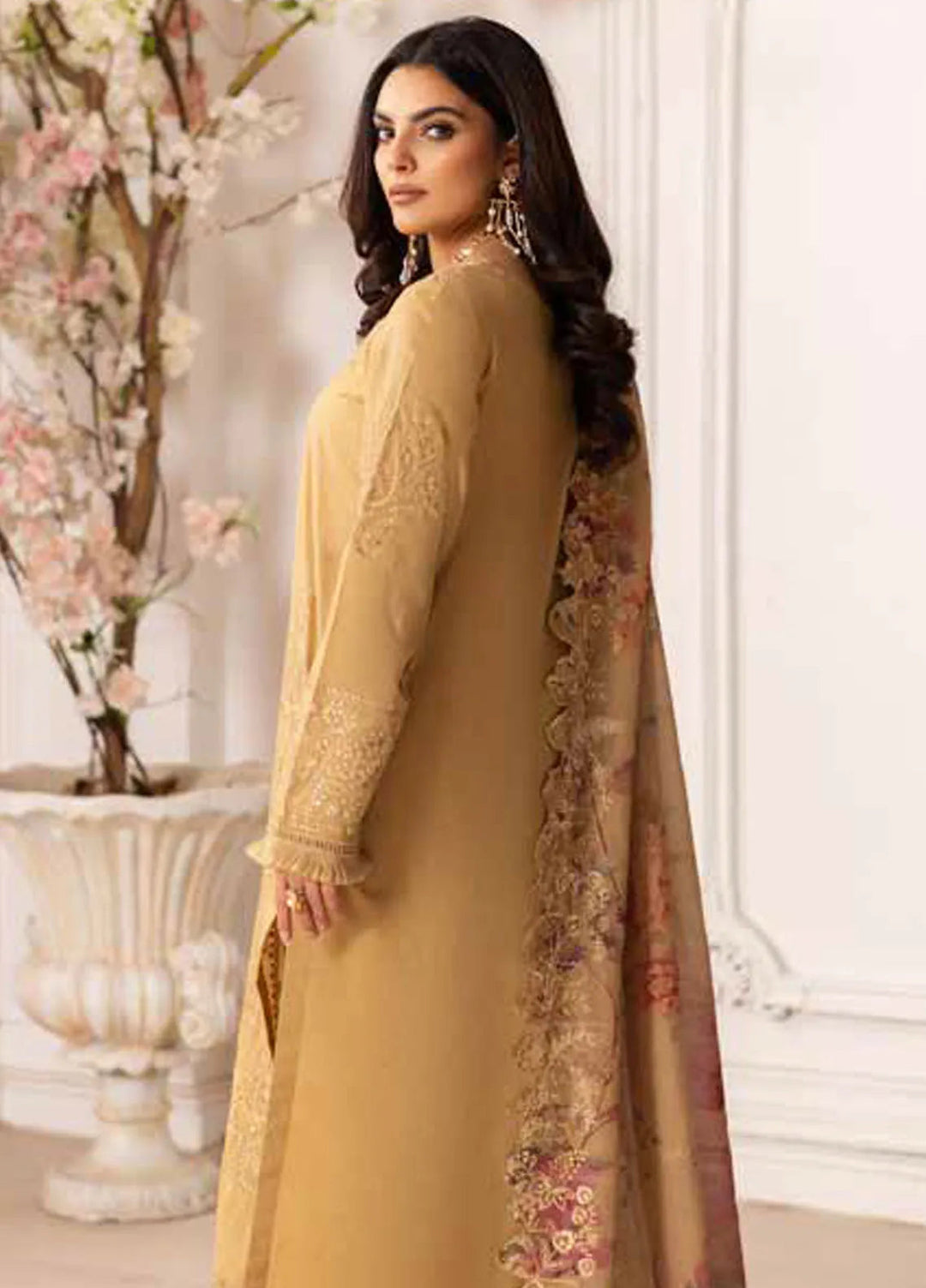 Tehzeeb by Riaz Arts 3 piece Lawn Suit Unstitched RA25TU TL-435 - Summer Collection