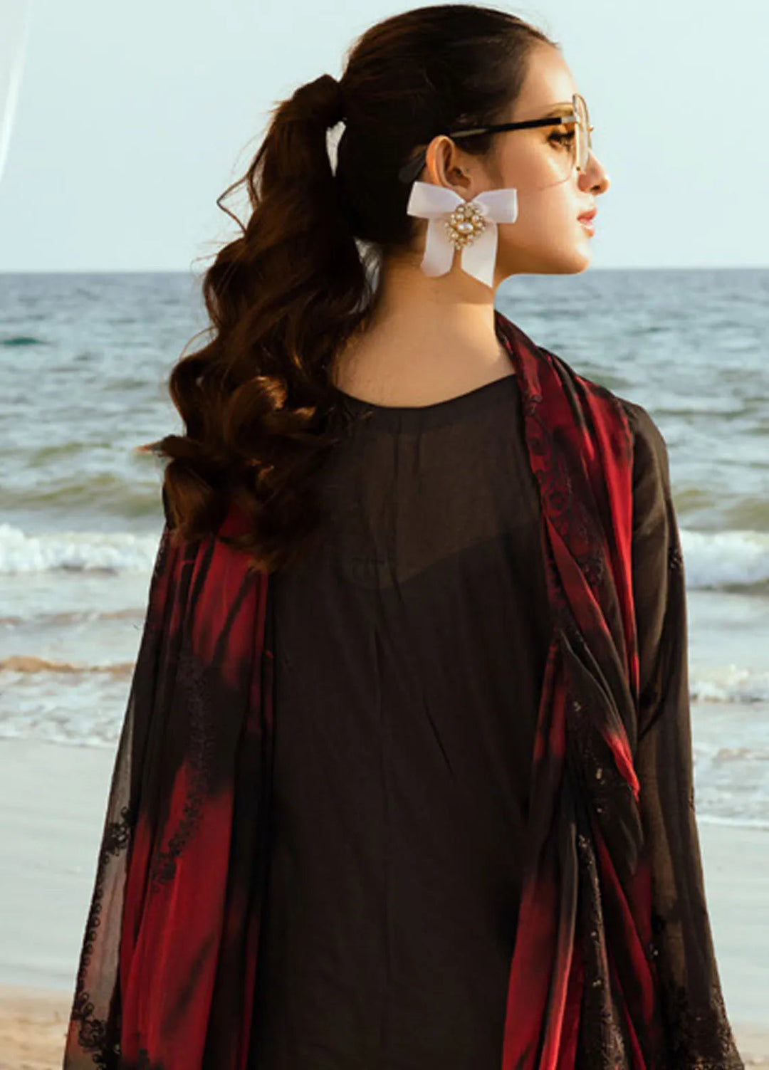 Tehzeeb by Riaz Arts Chikankari Lawn Suits Unstitched 3 Piece RA25TCL TL-429 - Summer Collection