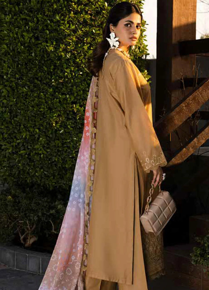 Tehzeeb by Riaz Arts Chikankari Lawn Suits Unstitched 3 Piece RA25TEC TL-445 - Summer Collection