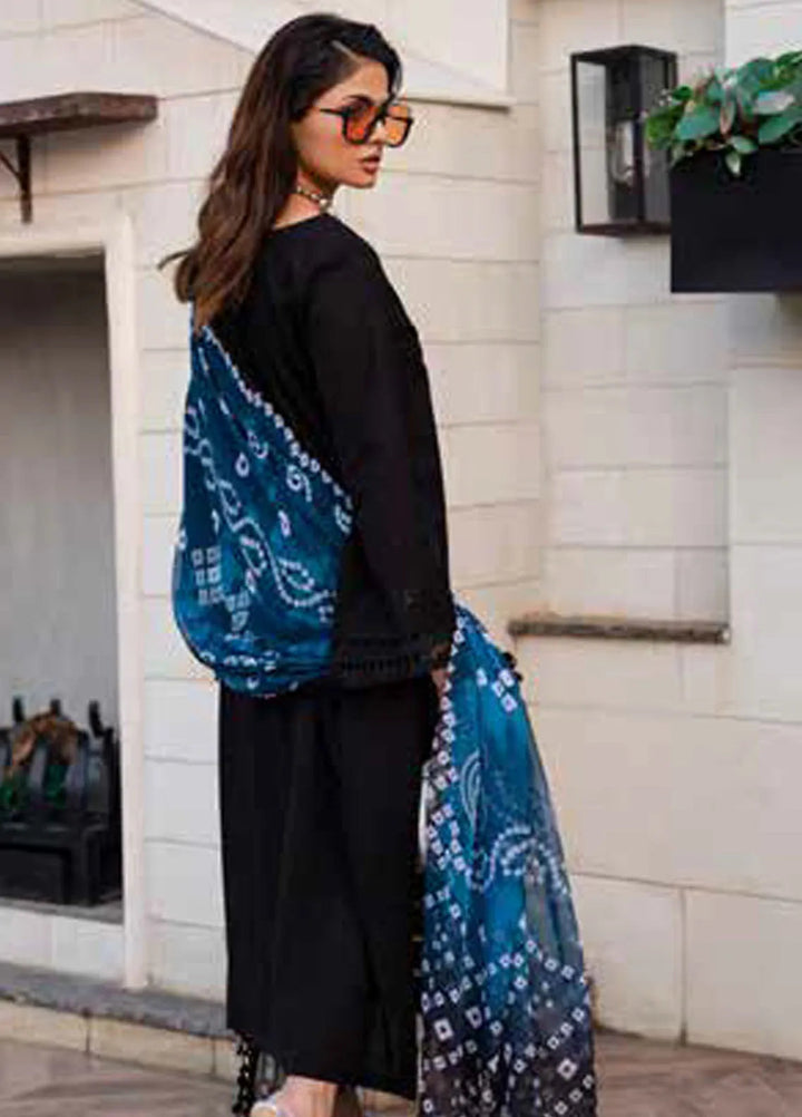 Tehzeeb by Riaz Arts Chikankari Lawn Suits Unstitched 3 Piece RA25TEC TL-448 - Summer Collection